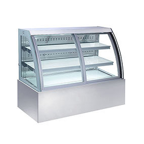 Best Glass Display Showcase for Dessert Cake Bakery Bread for Sale